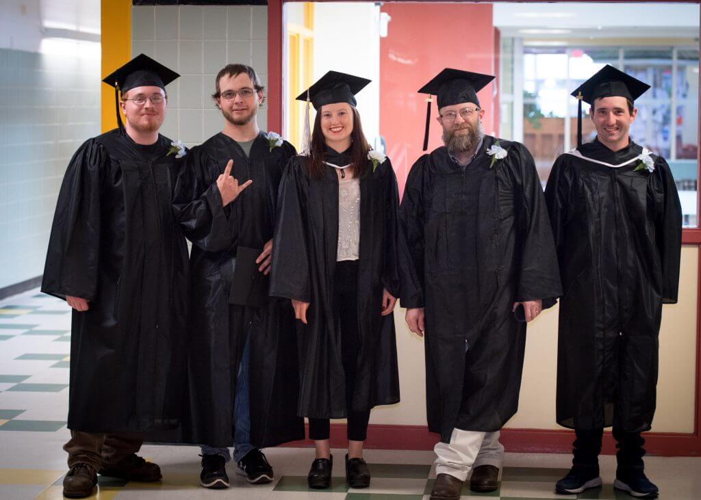 group of graduates