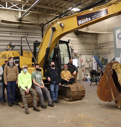 WMCC students are digging learning their trade on heavy equipment