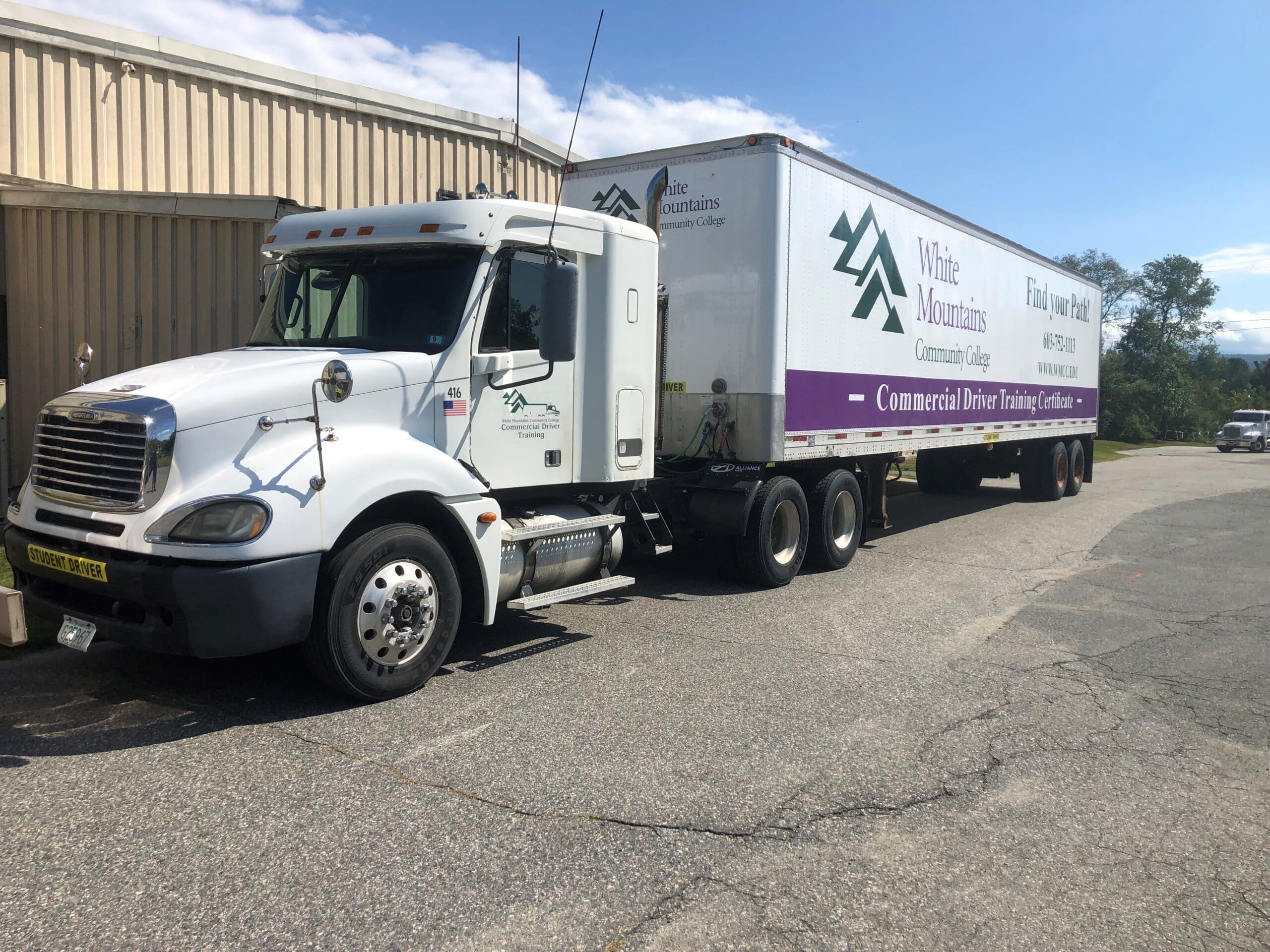 CDL new trucks 1 White Mountains Community College